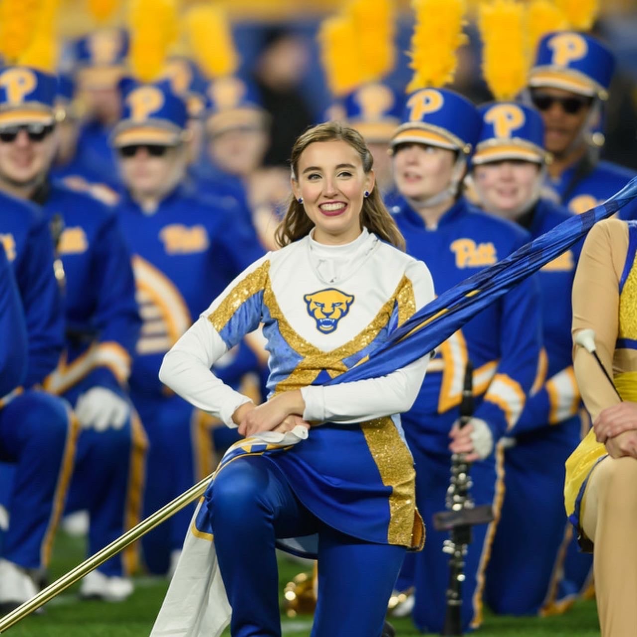 University selling of Pittsburg Colorguard Uniform